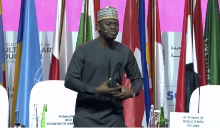 Chief Moomen addresses UNESCO World Conference on 