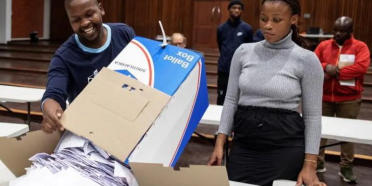 ANC short of majority in South Africa after 50% of